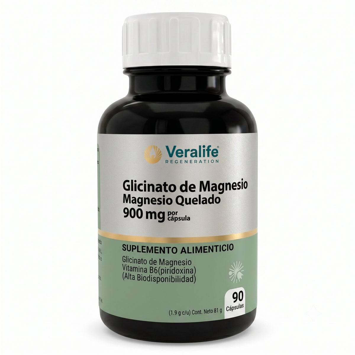 Glicinato de Magnesio con B6