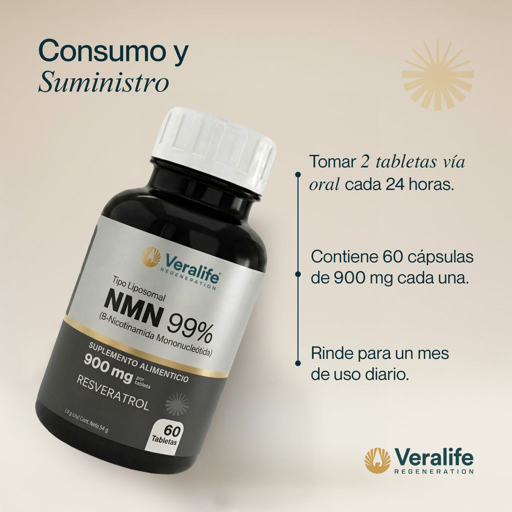 NMN 99% con Resveratrol