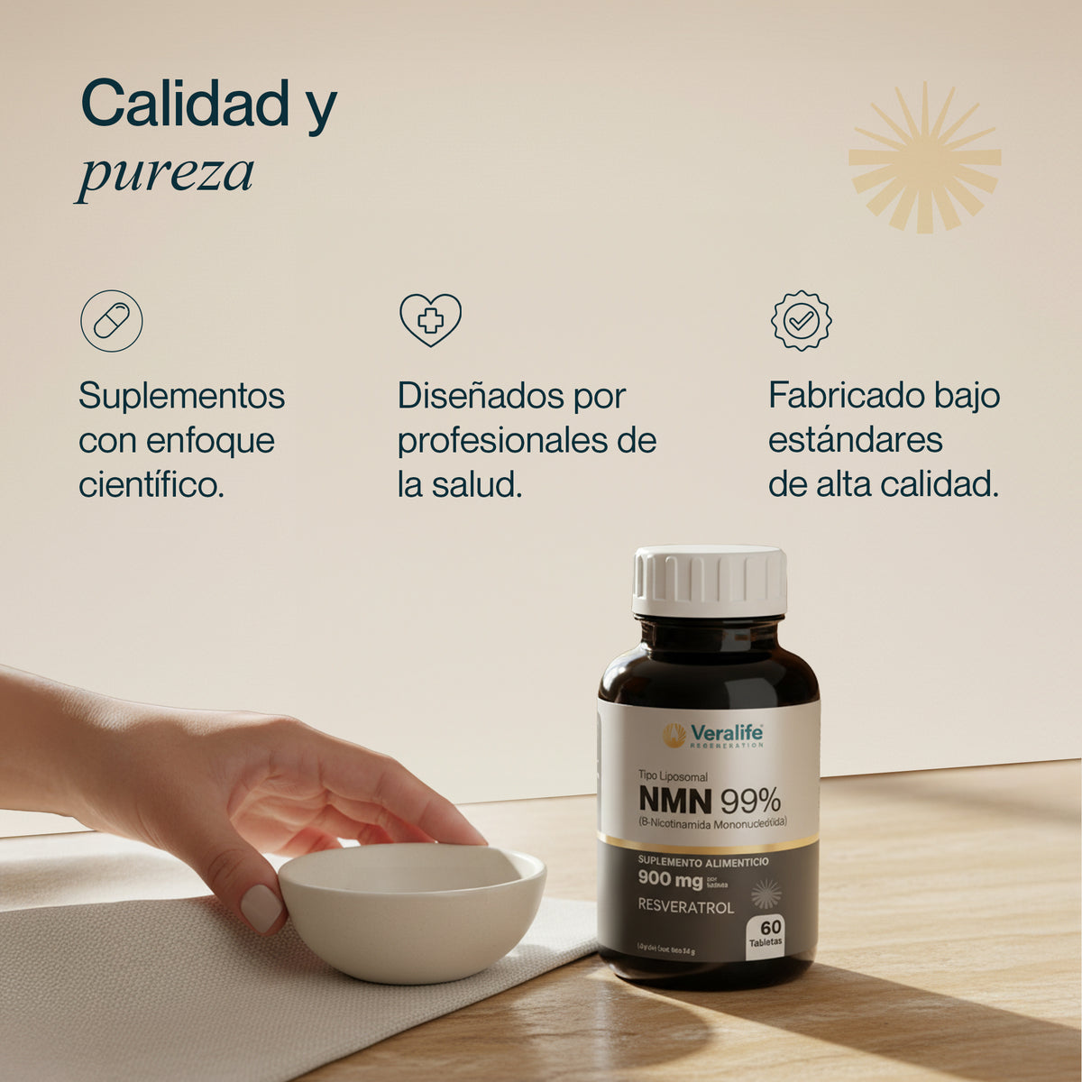 NMN 99% con Resveratrol