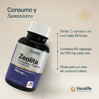 Zeolita con Curcumina y Piperina